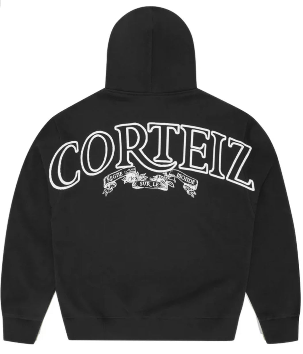 CORTEIZ SUPERIOR ROYALE ZIP HOODIE BLACK