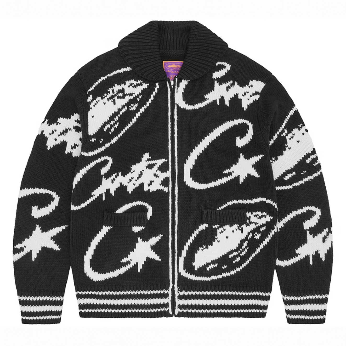 CORTEIZ VVS JACQUARD KNIT ZIP