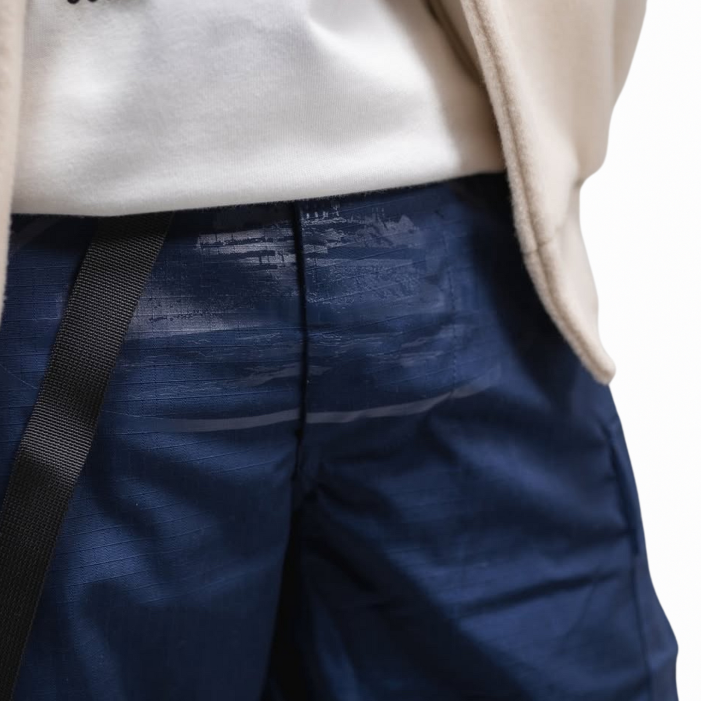 CORTEIZ GUERILLAZ CARGO PANTS NAVY BLUE