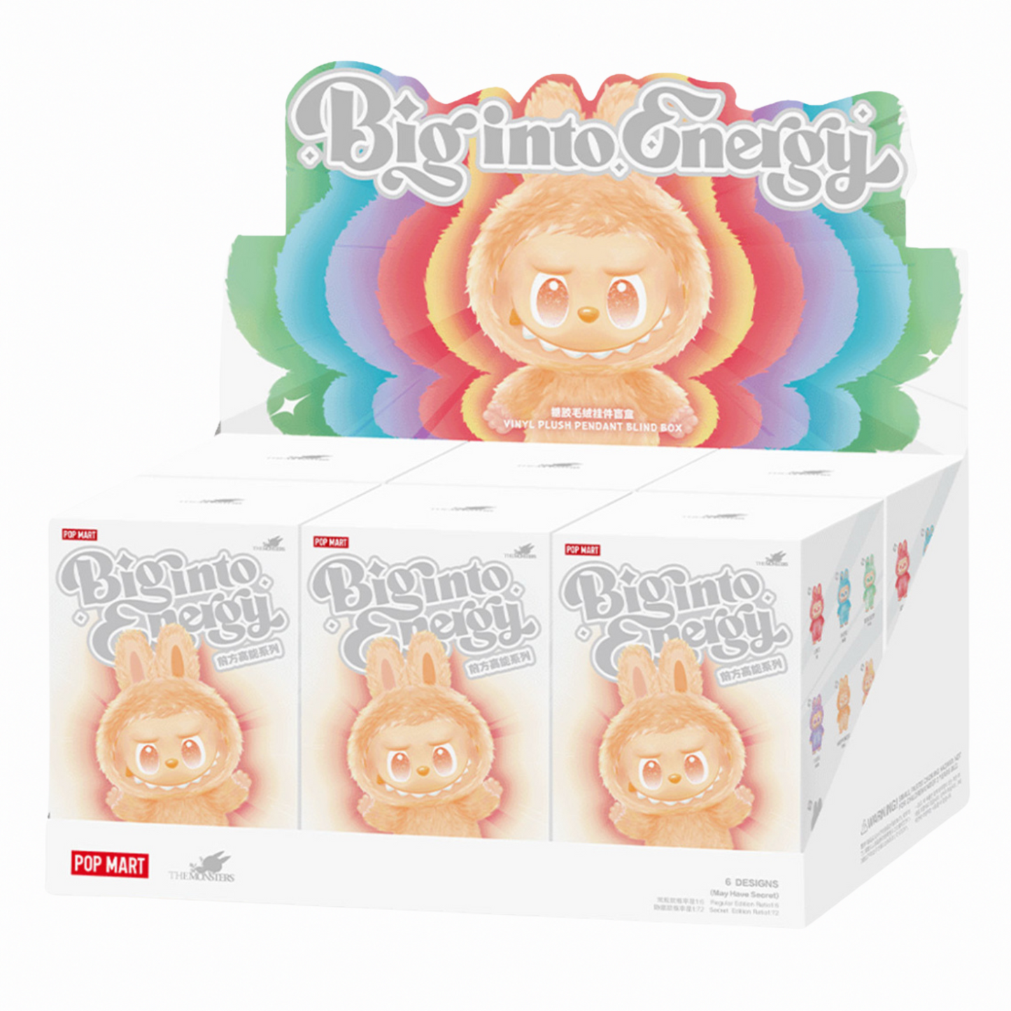 LABUBU THE MONSTERS BIG INTO ENERGY SERIES-VINYL PLUS PENDANT BLIND BOX
