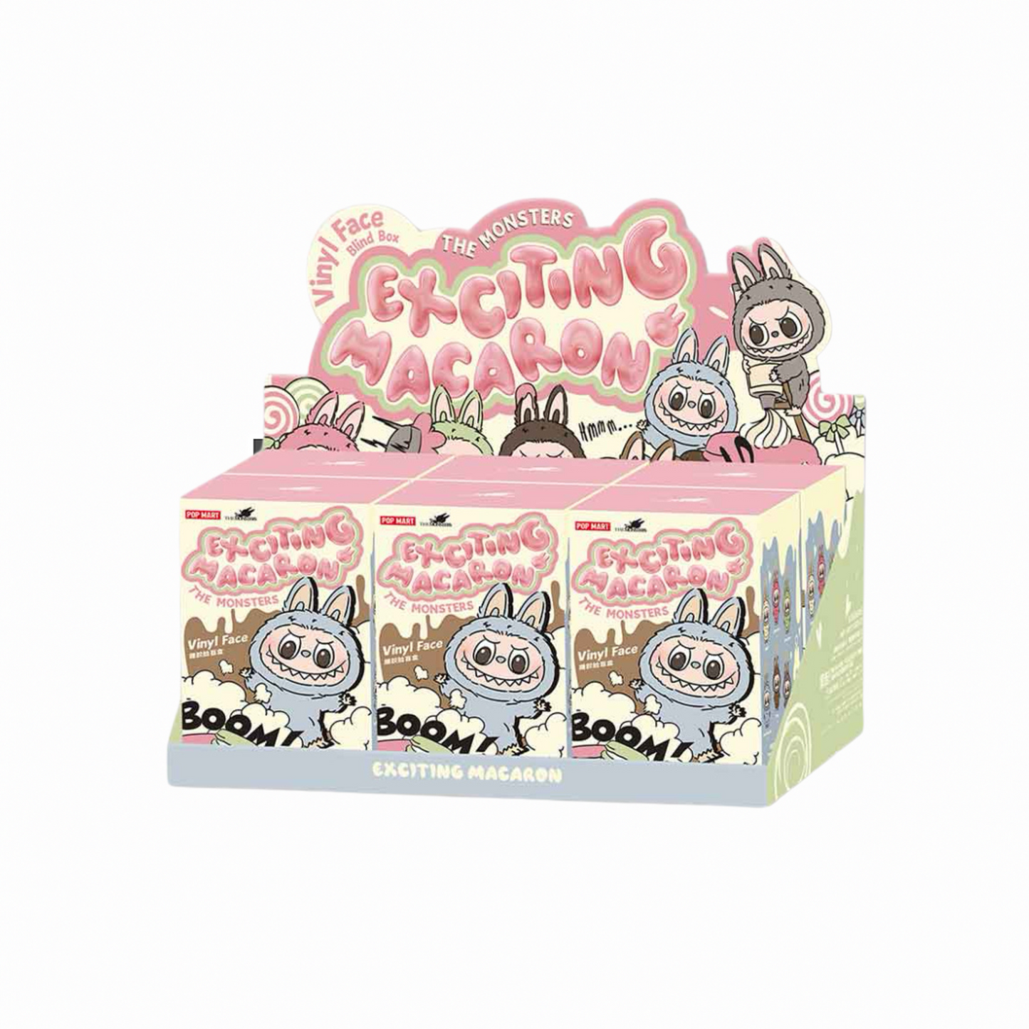 LABUBU THE MONSTERS- EXCITING MACARON VINYL FACE BLIND BOX
