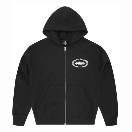 CORTEIZ SUPERIOR ROYALE ZIP HOODIE BLACK