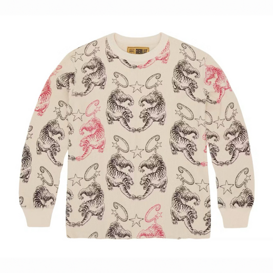CORTEIZ MENS TIGER WAFFLE LONGSLEEVE