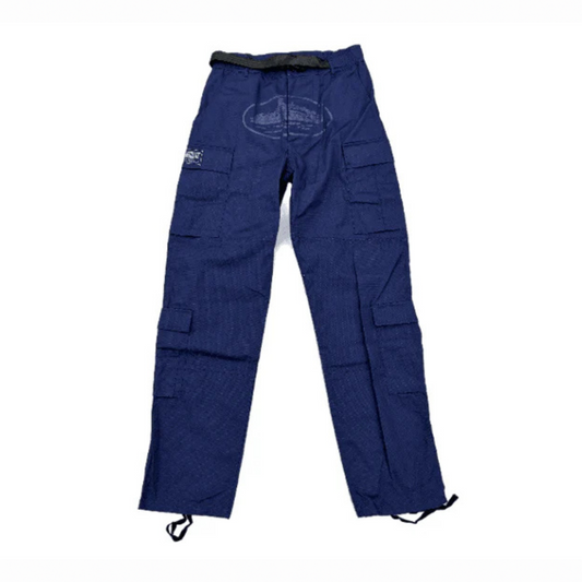 CORTEIZ GUERILLAZ CARGO PANTS NAVY BLUE
