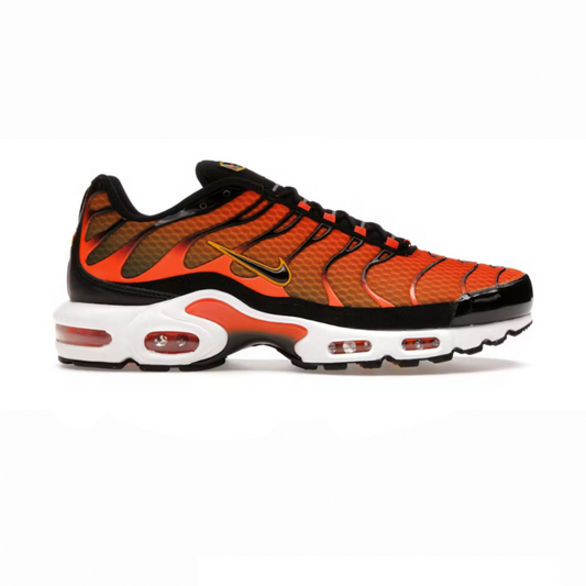 NIKE AIR MAX PLUS SAFETY ORANGE BLACK