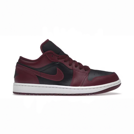JORDAN 1 LOW BLACK DARK BEETROOT