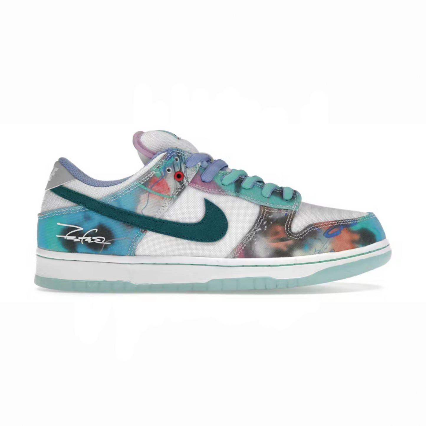 NIKE SB DUNK LOW FUTURA LABORATORIES BLEACHED AQUA