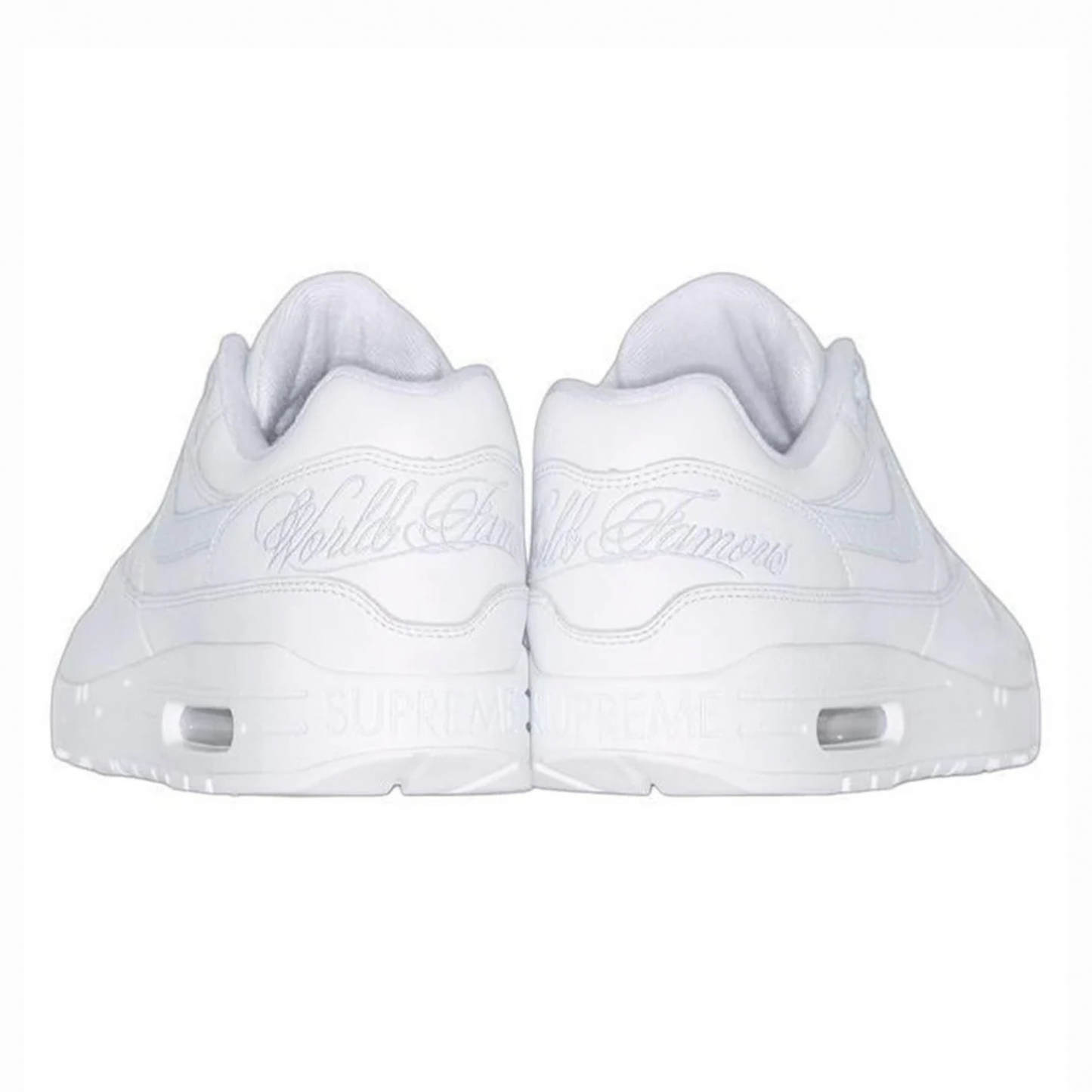 NIKE AIR MAX 1 ‘87 SP SUPREME TRIPLE WHITE