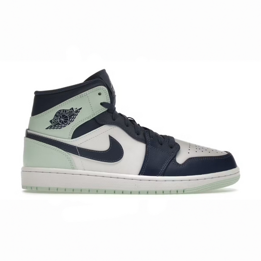 JORDAN 1 MID MYSTIC NAVY MINT FOAM